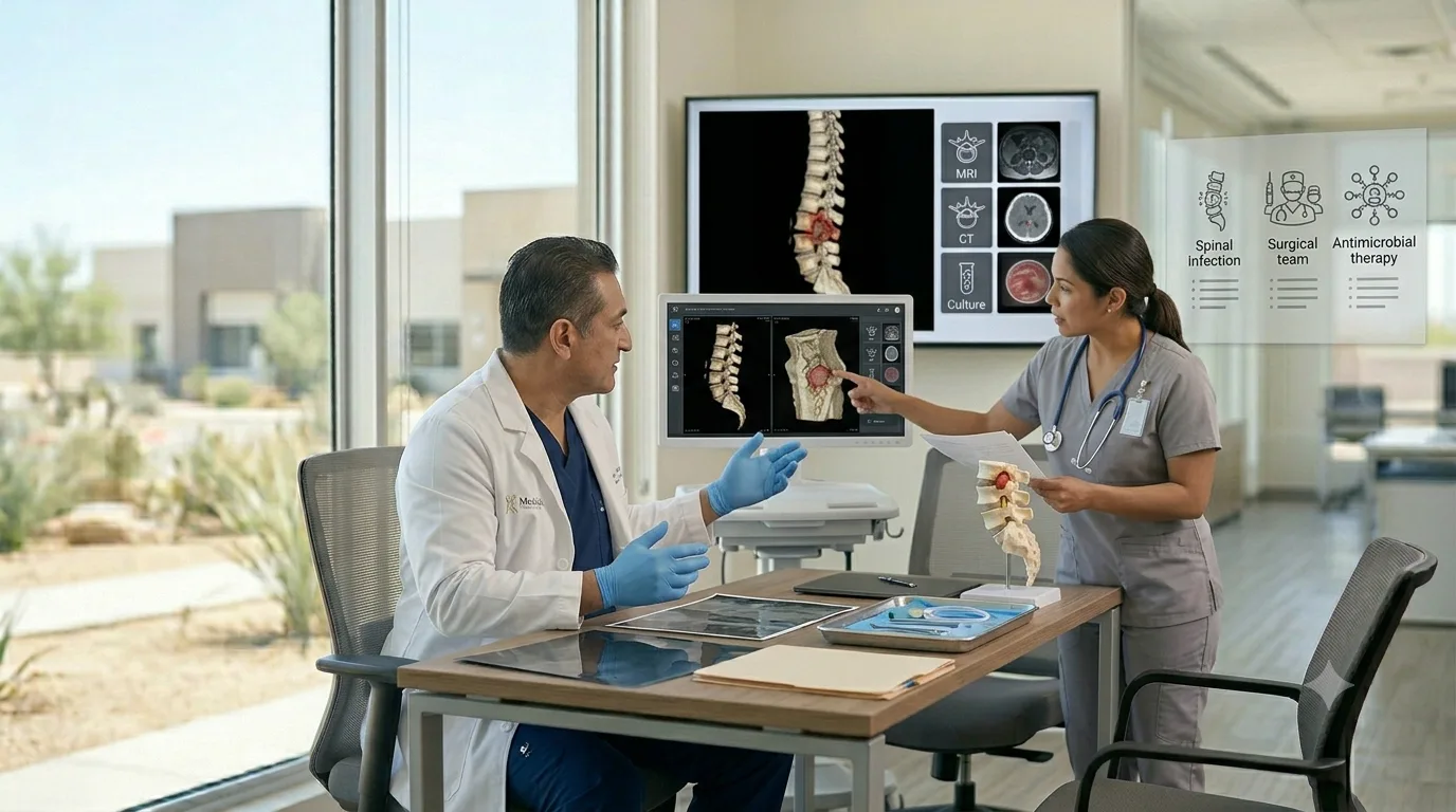 ¿Qué especialista trata el absceso epidural espinal?