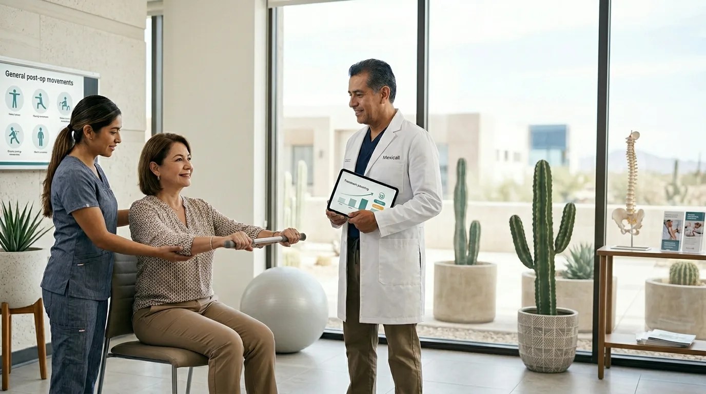 ¿Cuánto tarda la recuperación de una cirugía de columna en Mexicali, Baja California?