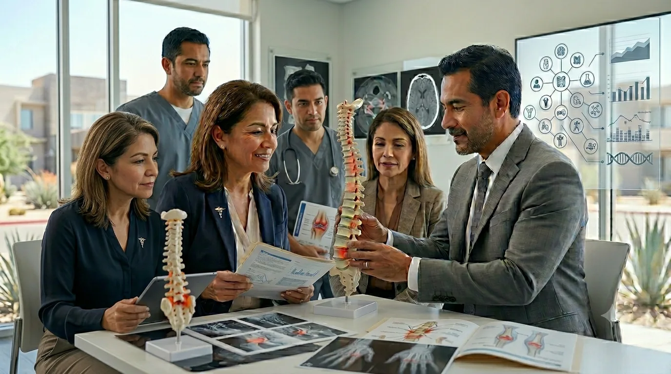 ¿Qué especialista trata el hiperparatiroidismo con afectación vertebral?