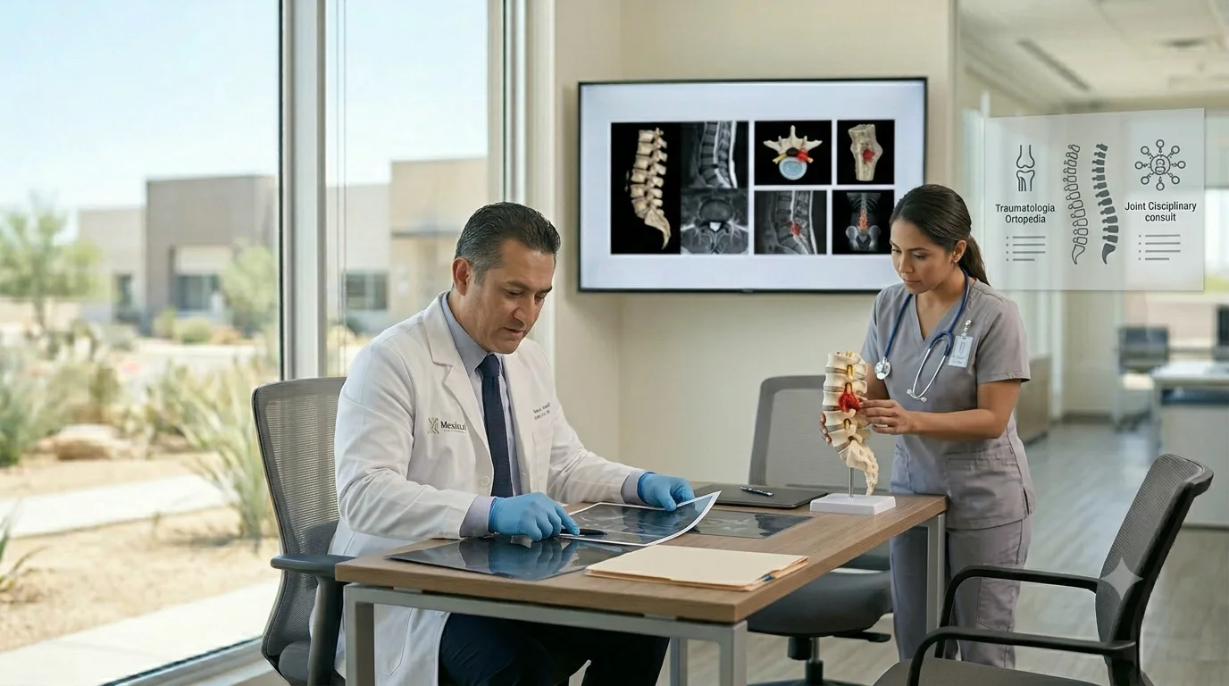 ¿Cuál es el precio de fusión vertebral lumbar en Mexicali, Baja California?