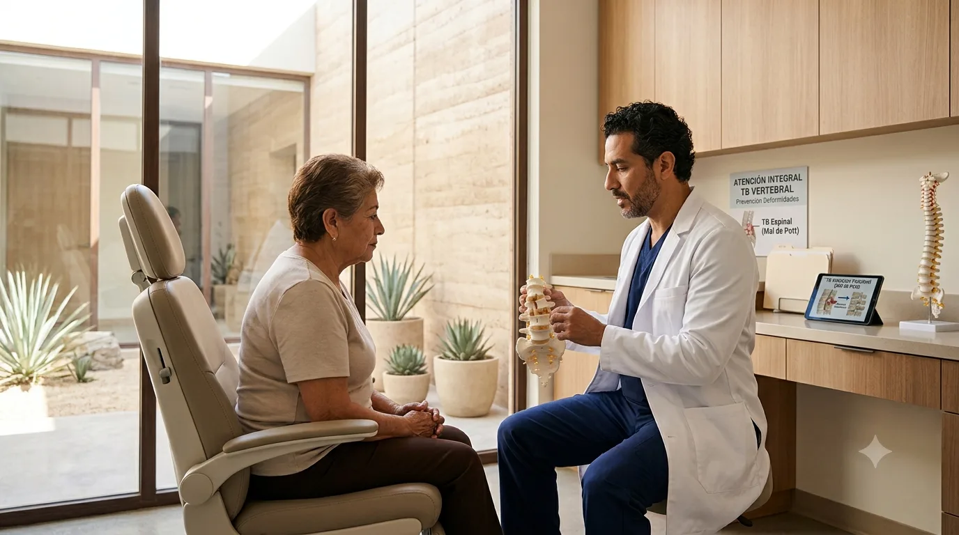 ¿Qué especialista trata la tuberculosis vertebral (Mal de Pott)?